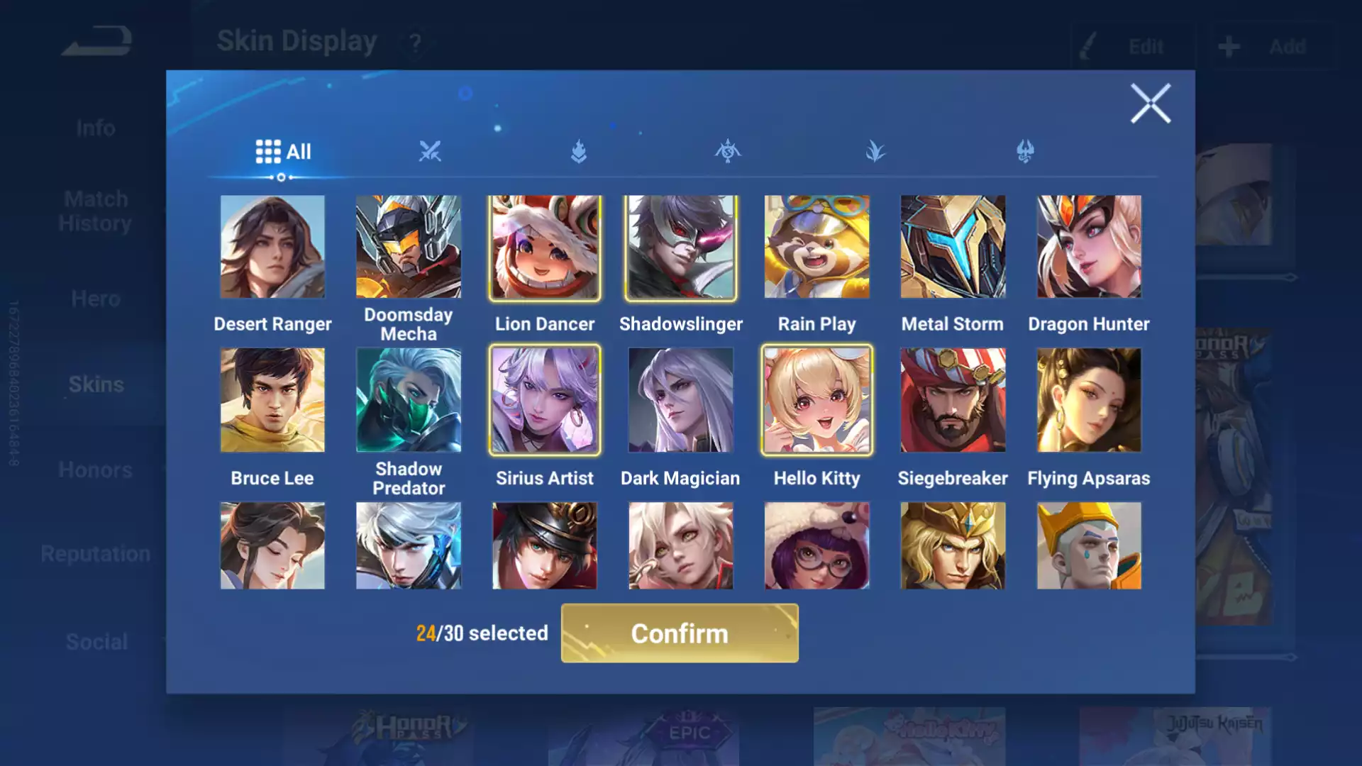 Ảnh VG065. Hero: 101. Skin: 171.