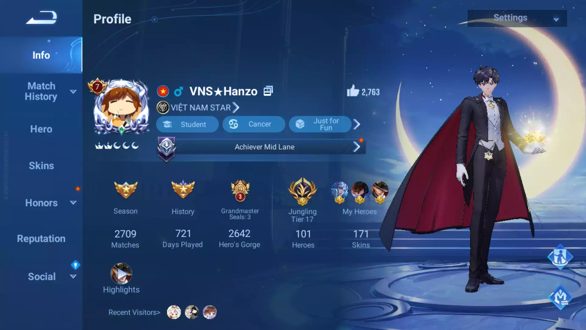 Ảnh VG065. Hero: 101. Skin: 171.